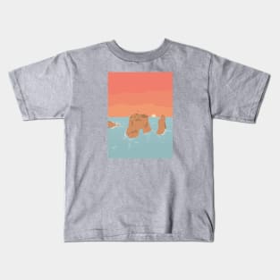 Raouche Rocks, Beirut, Lebanon Kids T-Shirt